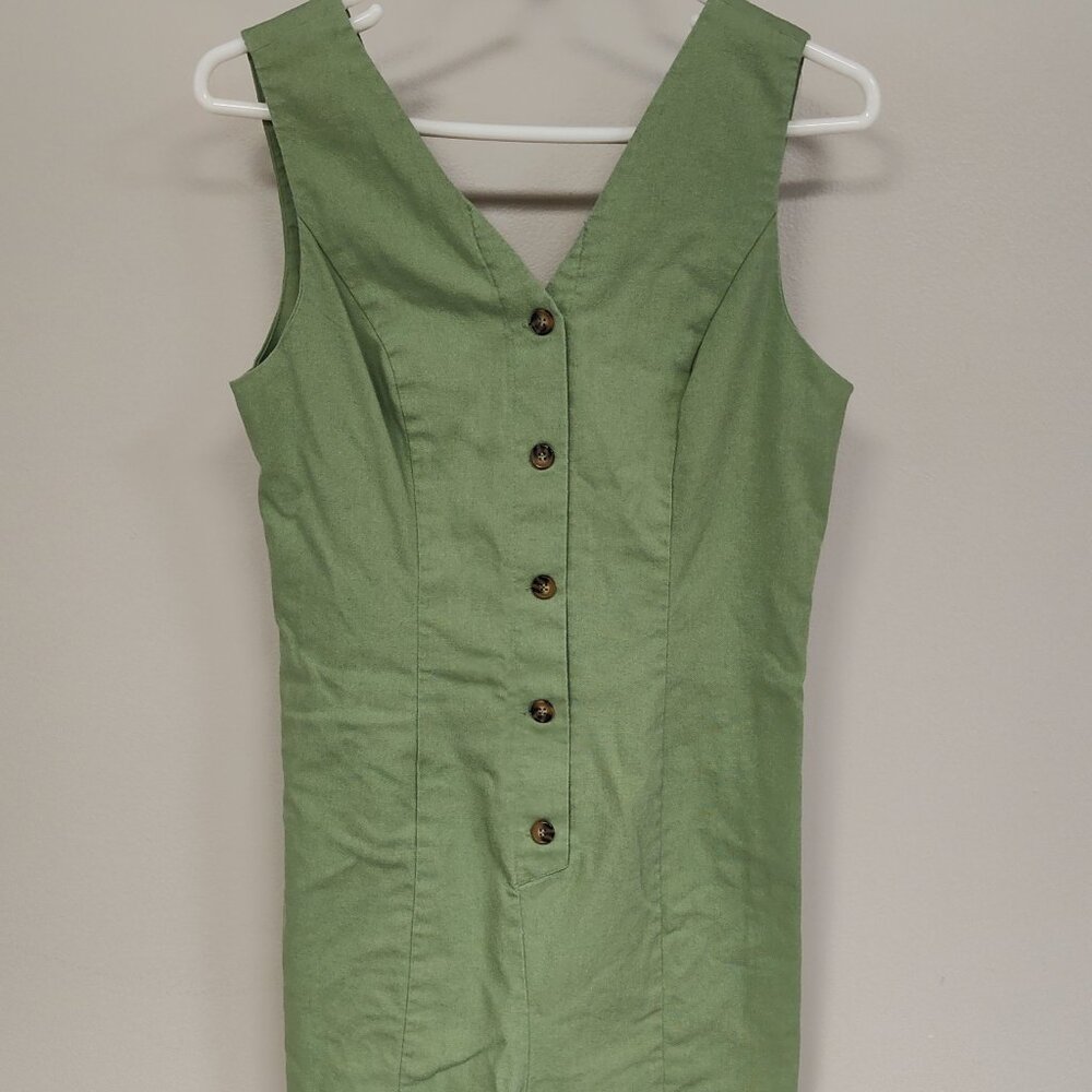 Ladies Hi Res Linen Blend Romper - Size Small - Picture 2 of 5